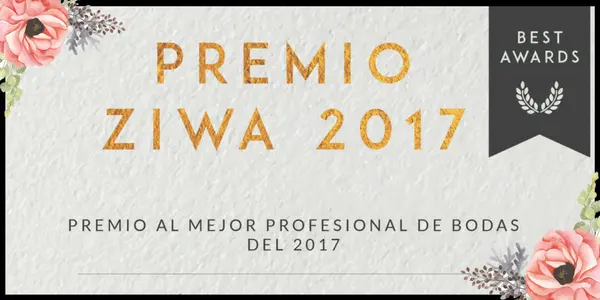 Premio ZIWA 2017 a DJ Diego Sánchez como DJ para bodas en Colombia