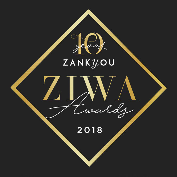 Certificado del premio ZIWA otorgado al mejor DJ para bodas en el año 2018