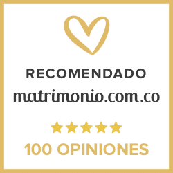 Certificado de perfil con 100 opiniones de 5 estrellas en el portal Matrimonio.com otorgado al Dj Diego Sánchez
